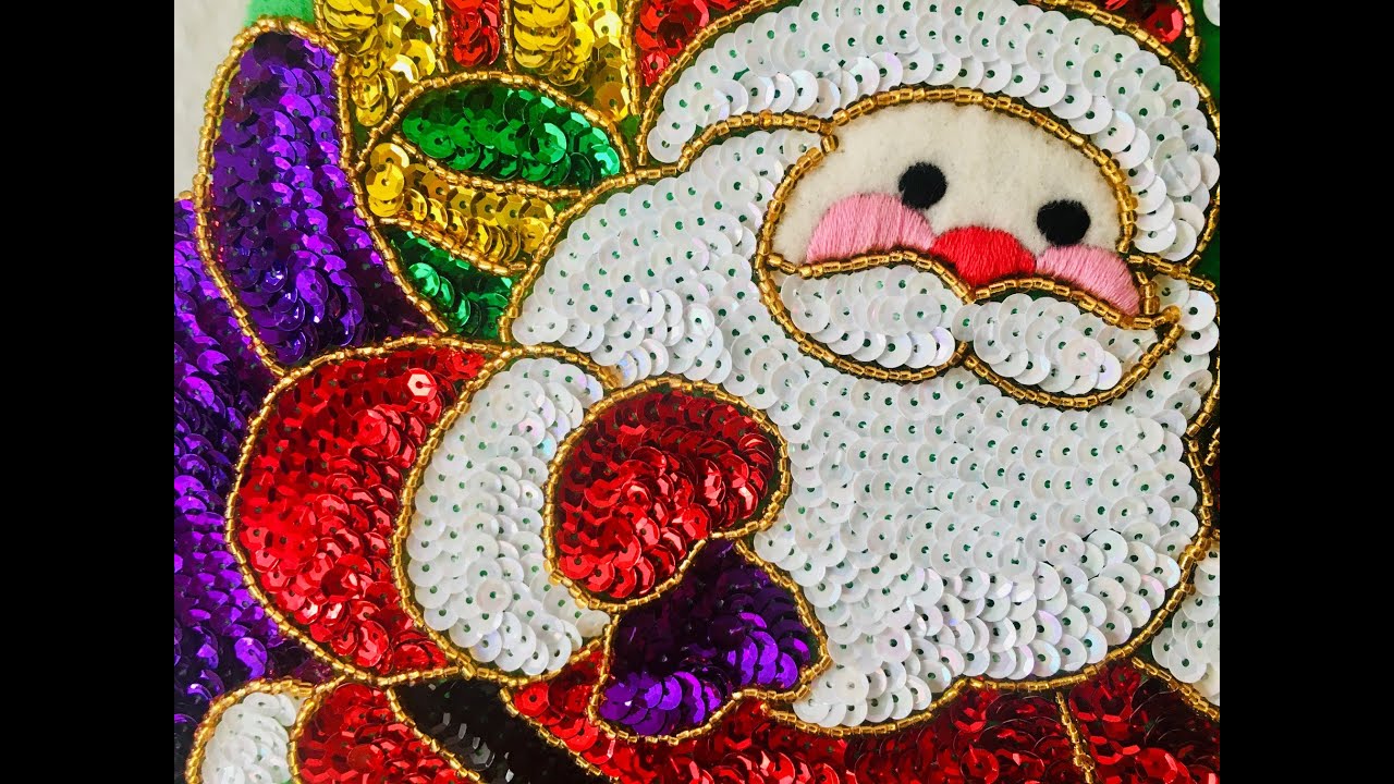 Bucilla Glitz Santa Felt Stocking Kit