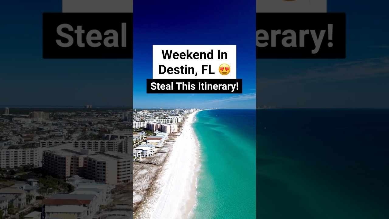 The perfect Destin itinerary! #destinflorida #destinfl #weekendgetaway #floridatravel