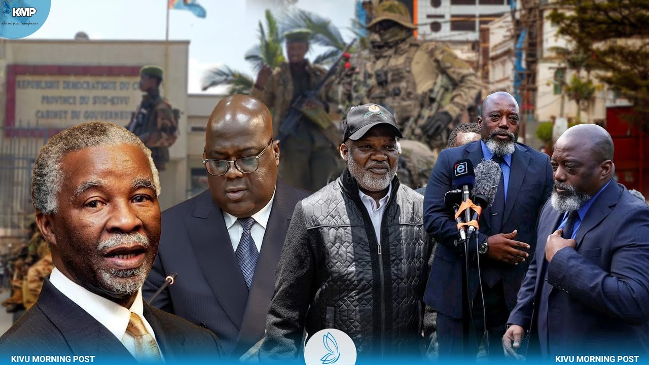 RDC VS M23 : ARRIVÉE DE NANGAA ET KABILA EN AFRIQUE DU SUD, TSHISEKEDI REJETE L'INVITATION