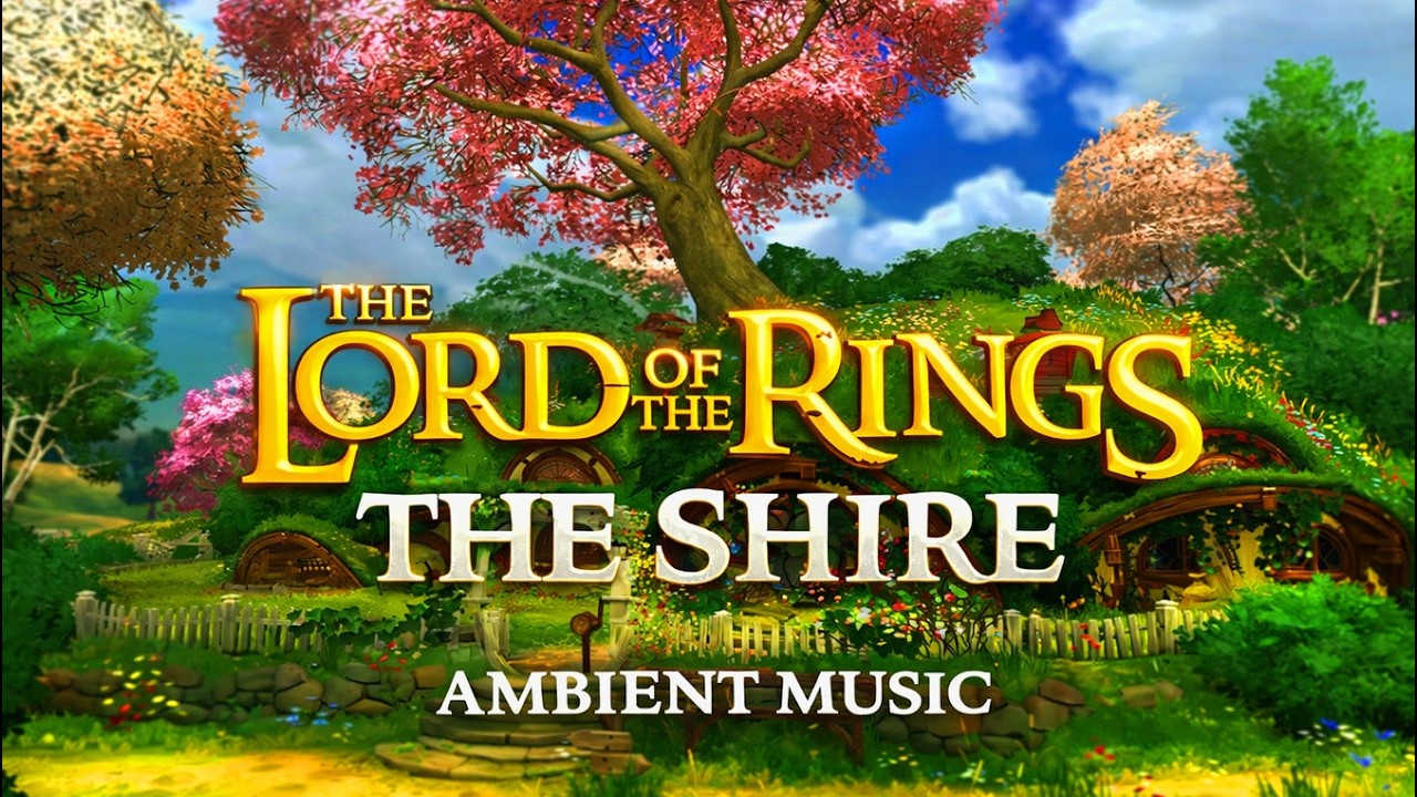 Cozy Spring Shire Ambience with Music | Lord of the Rings | 3 Hours of Relaxation