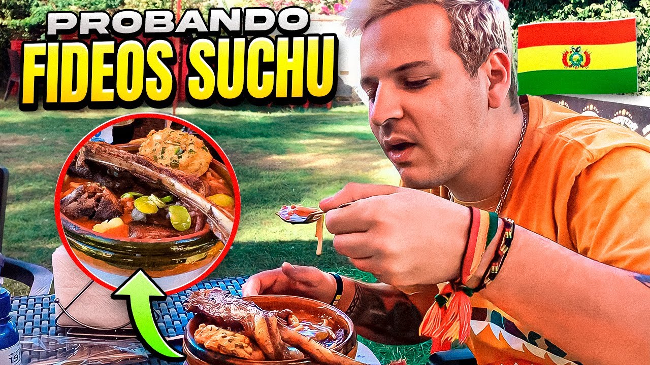 PROBANDO “FIDEO UCHU” en BOLIVIA 🇧🇴 ¿SON FIDEOS CON TUCO? 🚫