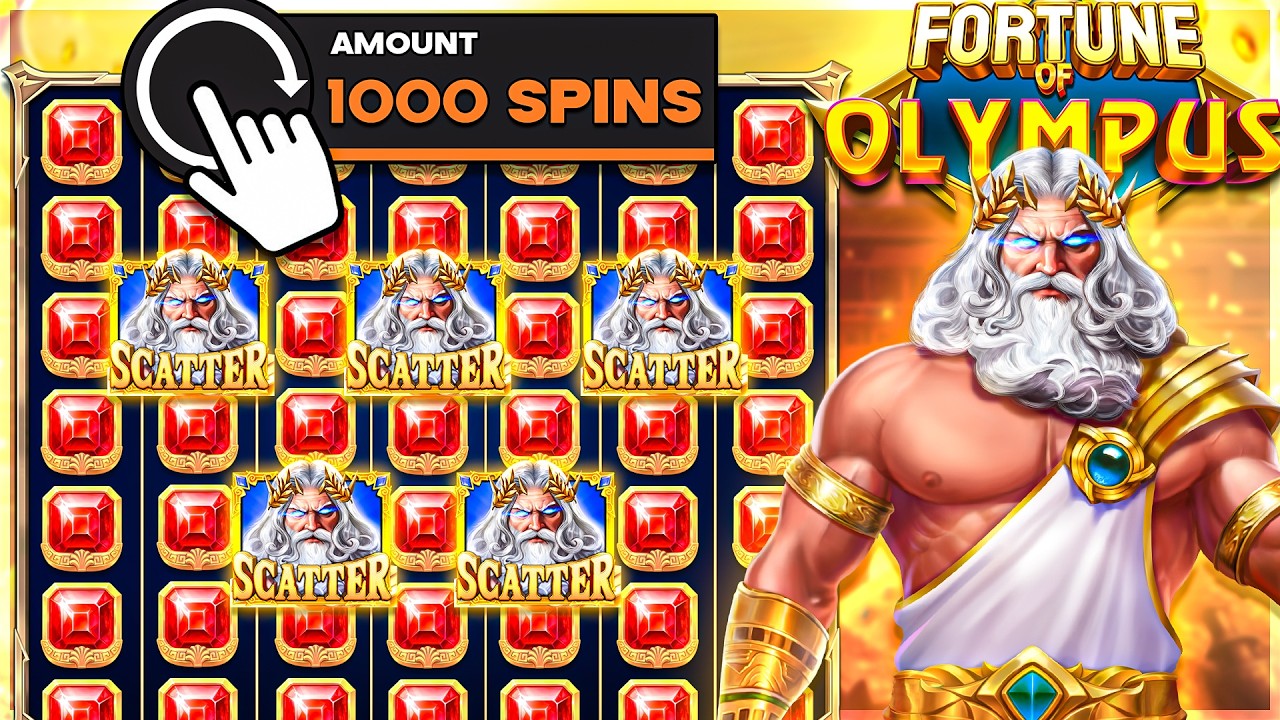 SUPER BONUS ONLY On FORTUNE OF OLYMPUS SLOT!! (1000 SPINS)