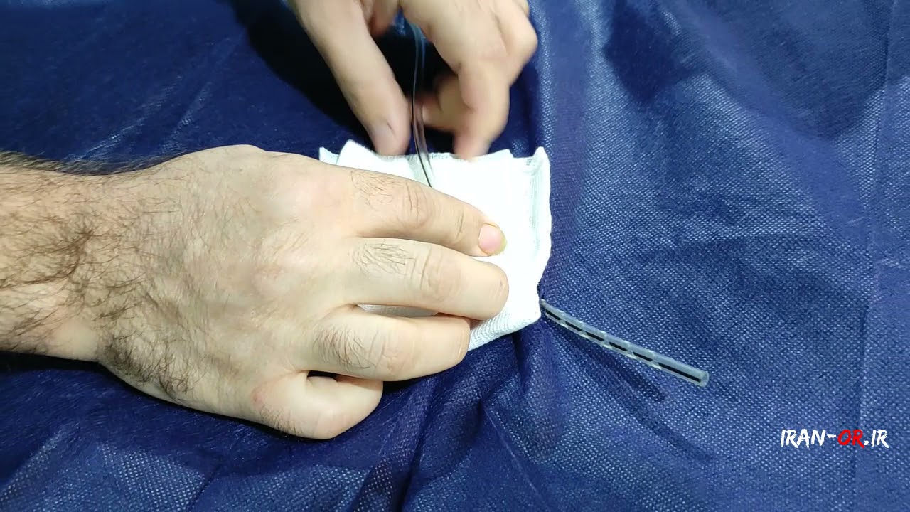 hemovac drain fixation آموزش فیکس کردن درن هموواک