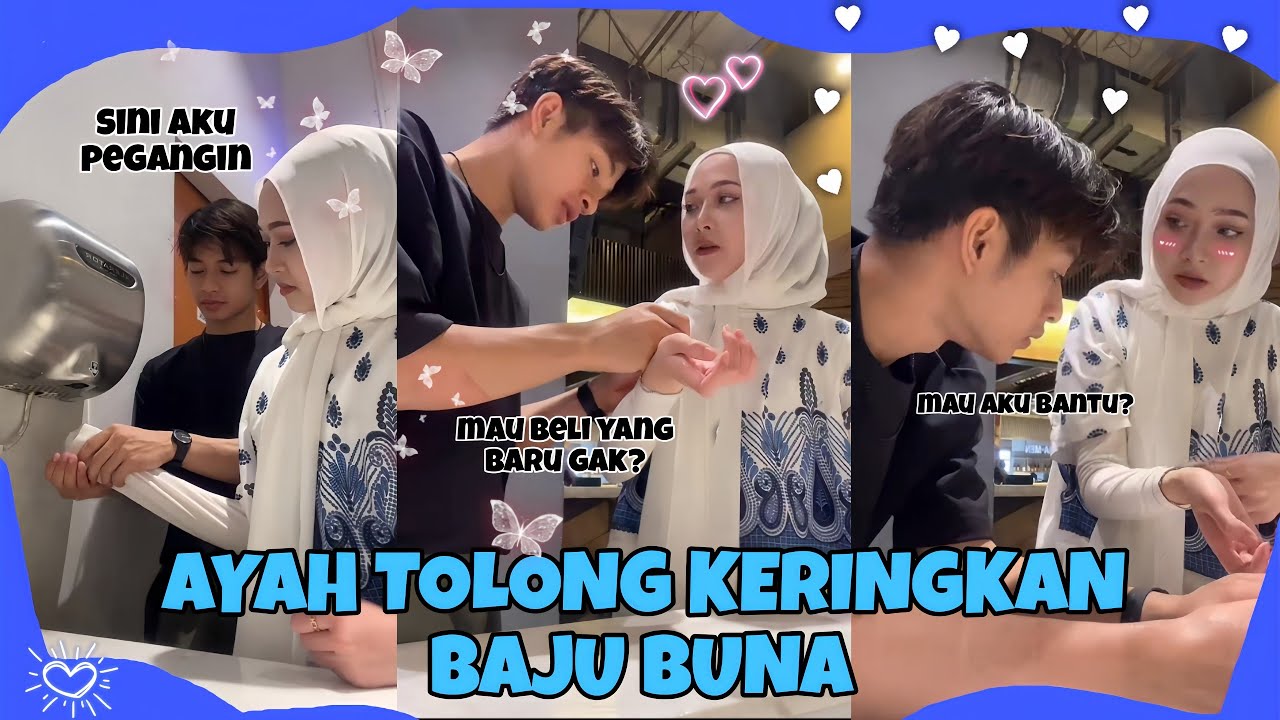 baju buna kotor, ayah bantu cuci dan keringkan baju buna... #yukaya #yukayafamily
