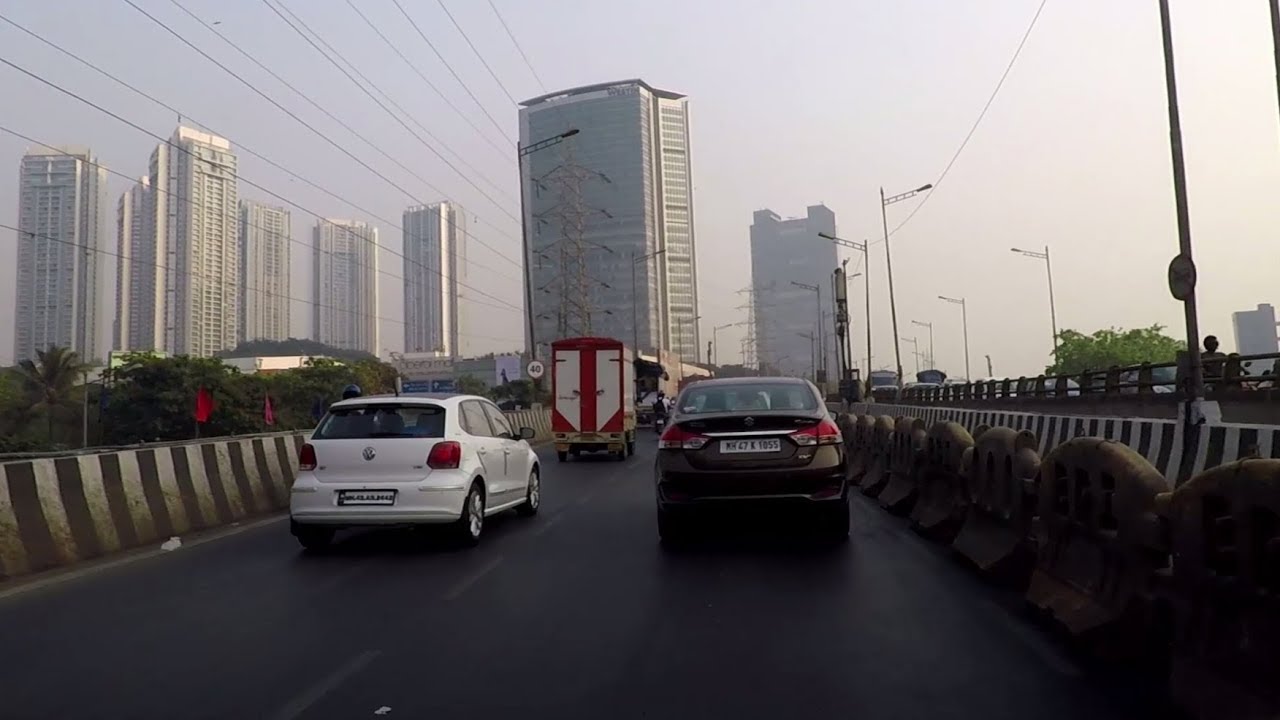 Driving in Mumbai (Kandivali to Goregaon) - Maharashtra, India