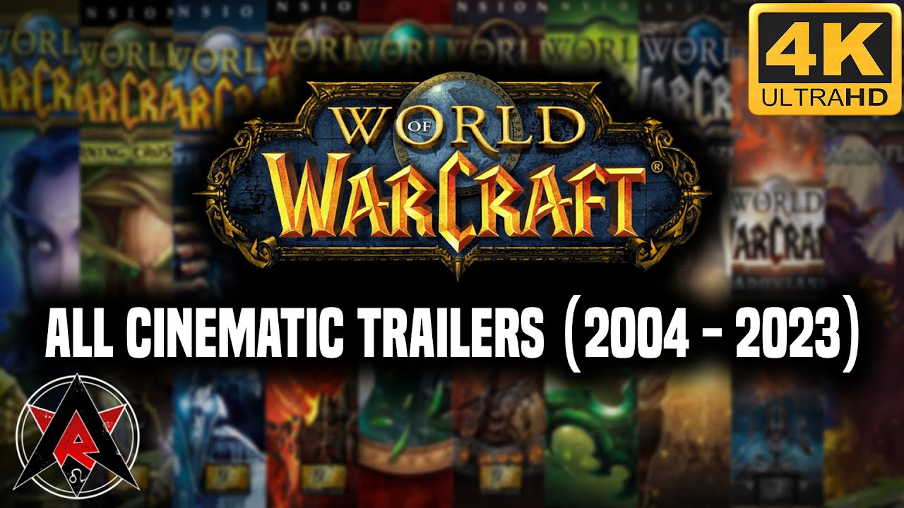(4K) WORLD OF WARCRAFT - (CAŁY FILM/FULL MOVIE) All Cinematic Trailers In Order (2004 - 2023)