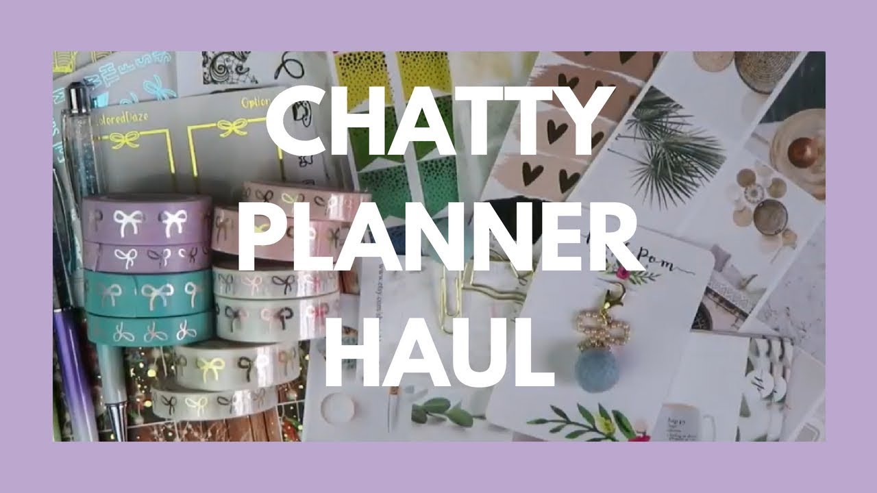 PLANNER HAUL // Nine Different Shops!