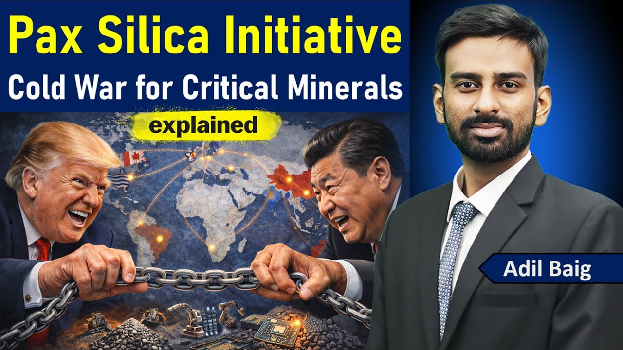 Pax Silica vs Pax Sinica | Neo Cold War | Critical Minerals Supply Chian | Adil Baig #upsc
