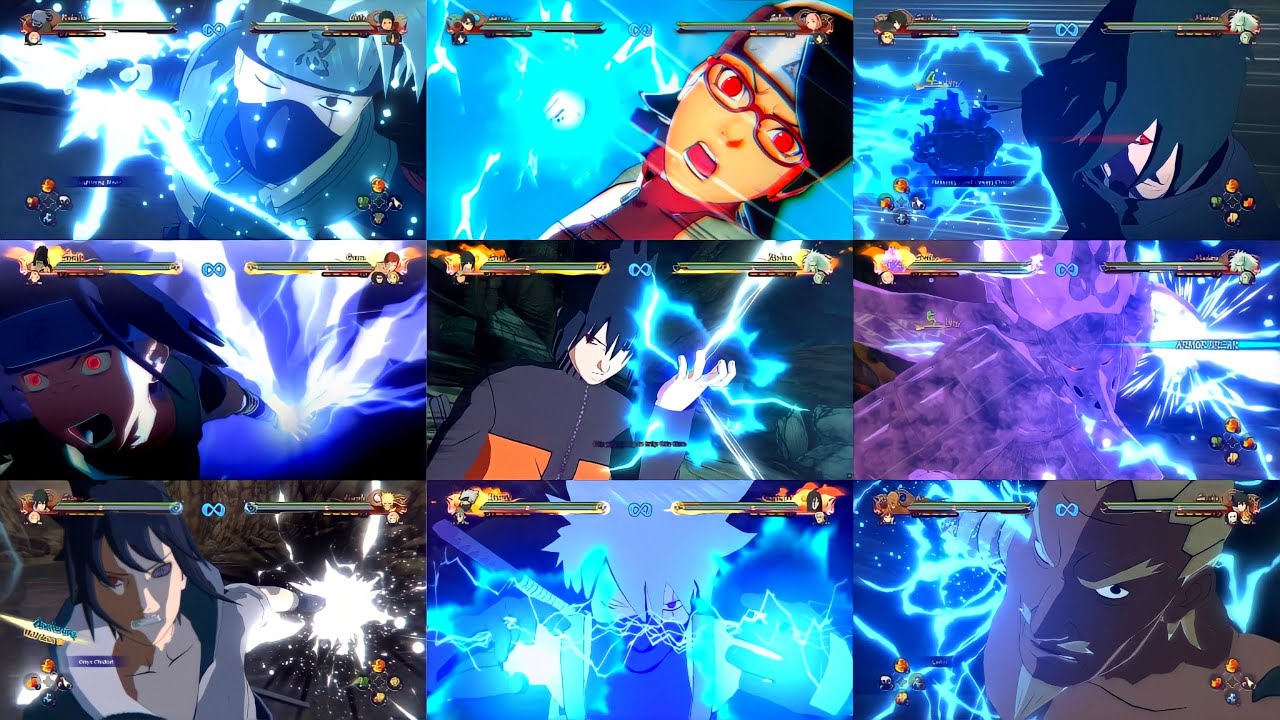 All Lightning Style Jutsu's | Team Ultimate Jutsu's | Naruto Shippuden Ultimate Ninja Storm 4