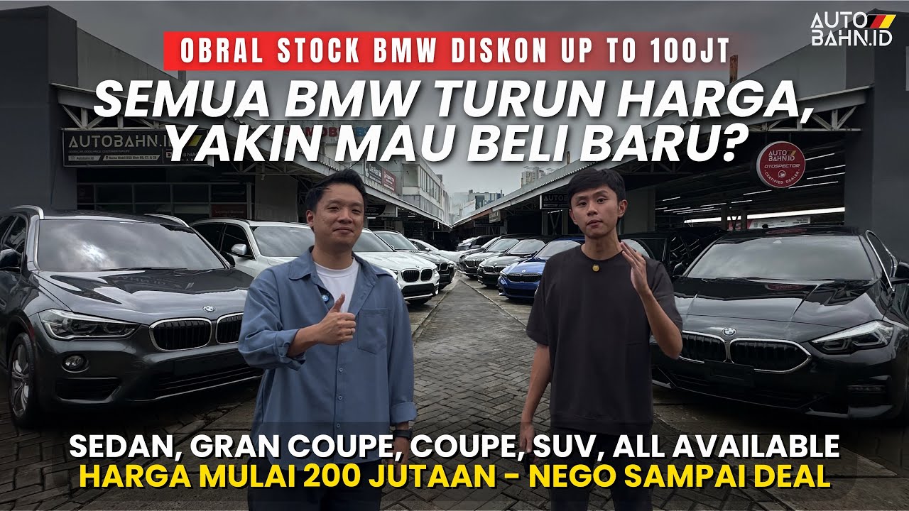 CUCI GUDANG SEMUA STOCK BMW, HARGA MULAI 200JUTAAN. Siap nego sampe deal!
