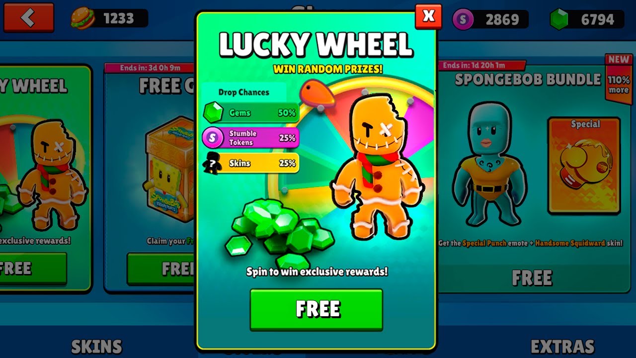 NEW *FREE* SPECIAL SKINS! - Stumble Guys