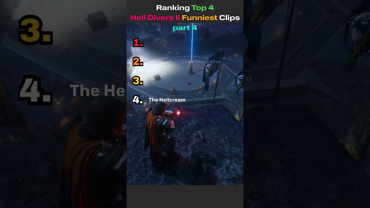 Ranking Top 4 Helldivers 2 Funniest Moments 😂