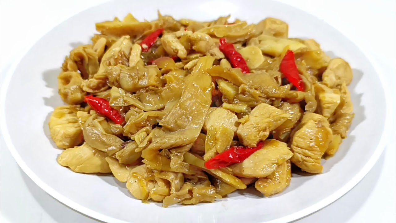 Resep Tumis Ayam dan Jamur Tiram super Enak dan Nagih‼️