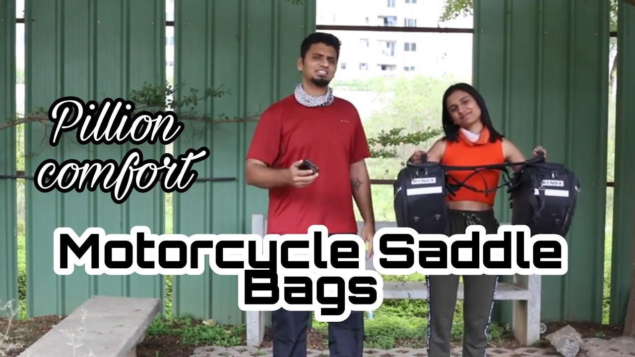 Motorcycle Luggage | Saddle Bags | Rynox Nomad | Pillion Comfort