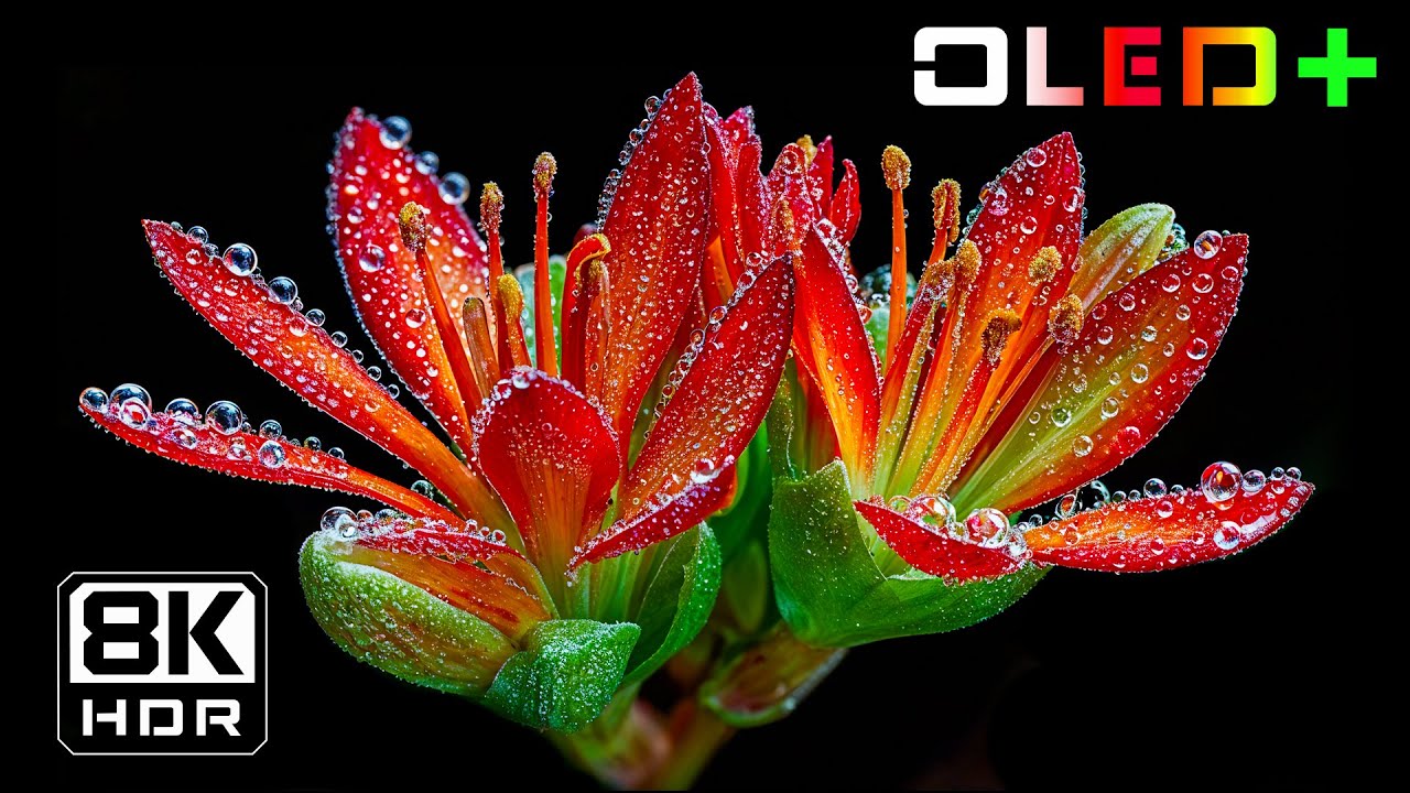 BEST OF OLED &ndash; Enchanting Flower Bloom in 8K HDR | Dolby Vision&trade;
