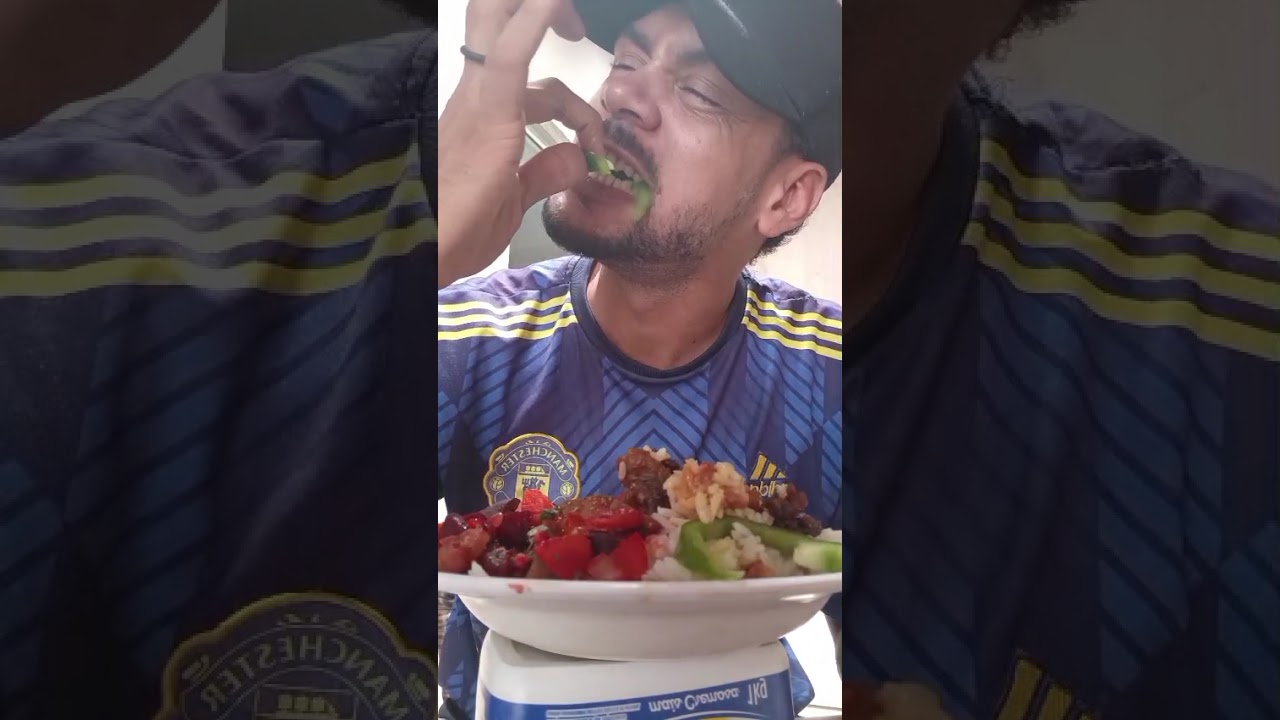 Almoço bem colorido e maravilhoso com muita pimenta 😋🌶️