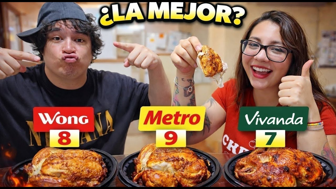 RANKING DEL POLLO A LA BRASA: Wong, Metro y Vivanda