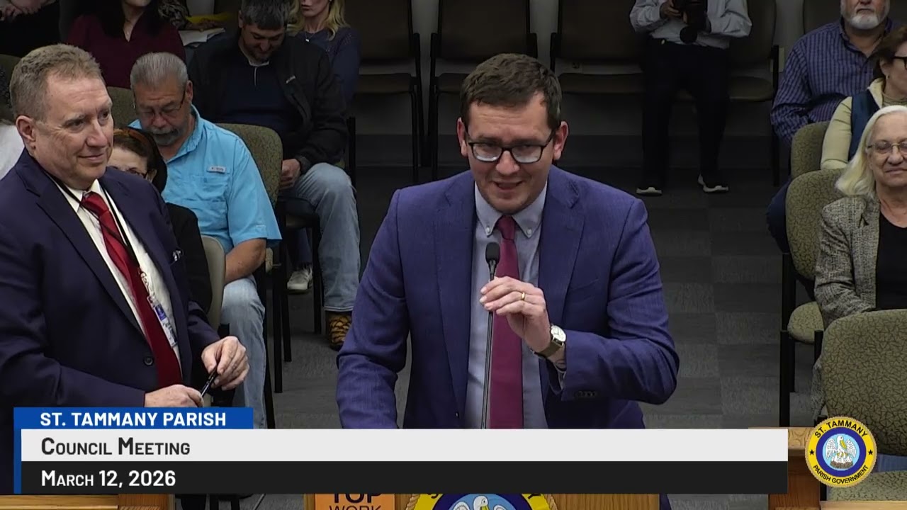 St. Tammany Parish Council Meeting : March 12, 2026