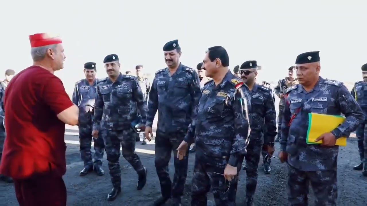 الجولة التفقدية للسيد مدير عام شرطة الطاقة اللواء الركن ظافر نظمي الحسيني الى اللواء السادس