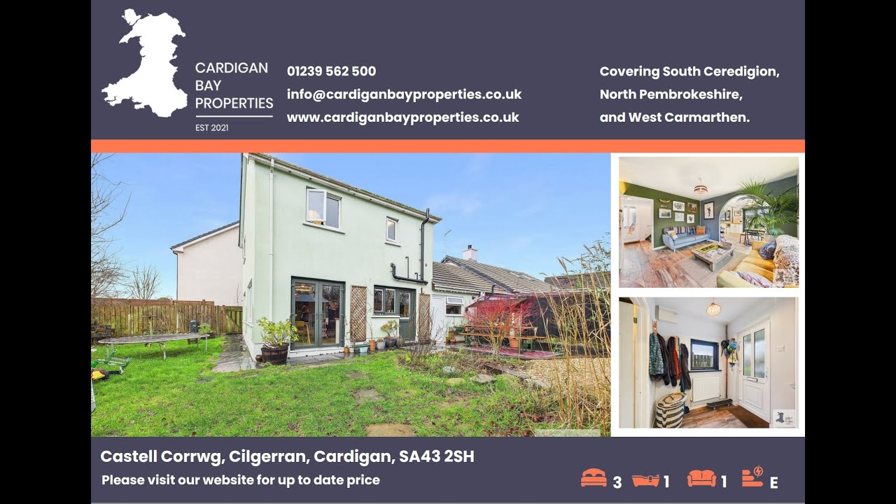 Property For Sale, 3 Bedroom home in Cilgerran, Nr Cardigan