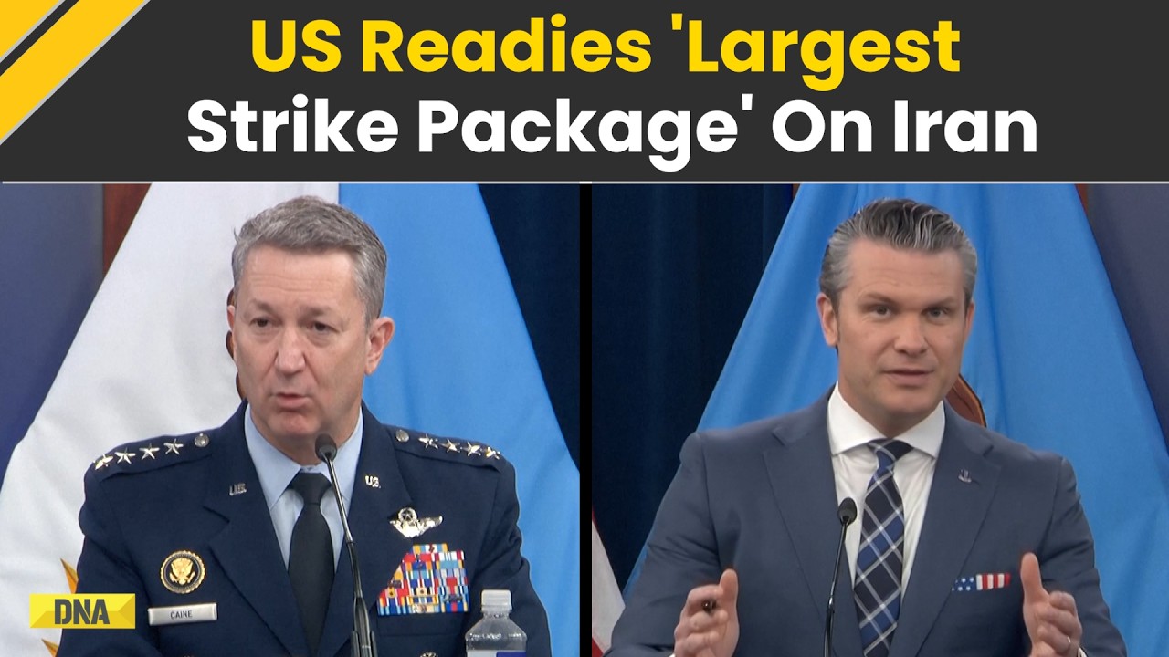 US Iran War: US Readies Largest Strike On Iran, War To End On Its Terms | Israel Iran War
