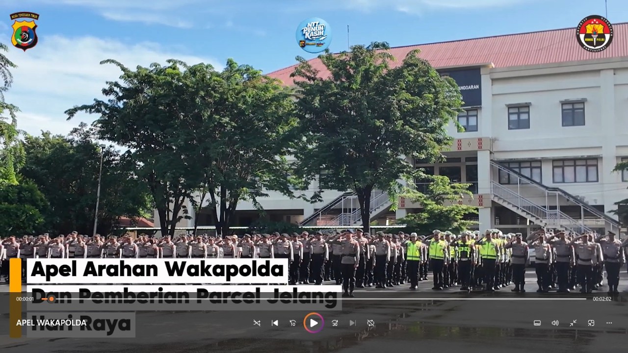 Wakapolda NTT Serahkan Parcel Lebaran untuk Personel, Wujud Kepedulian dan Kebersamaan