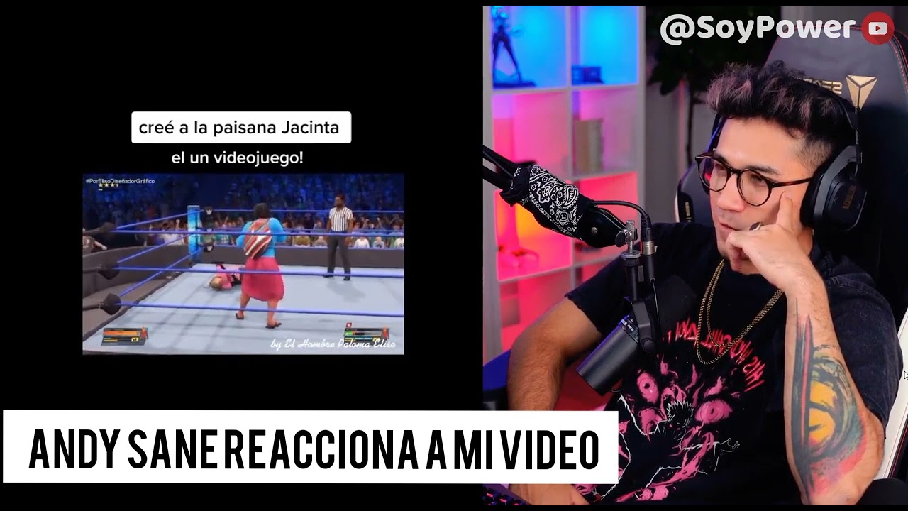 Andy Sane vé mi creación de la paisana jacinta