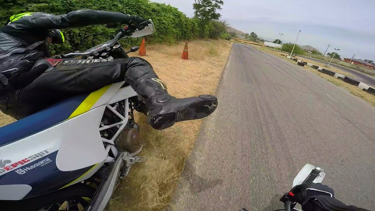 I CRASHED HARD! 701 Supermoto
