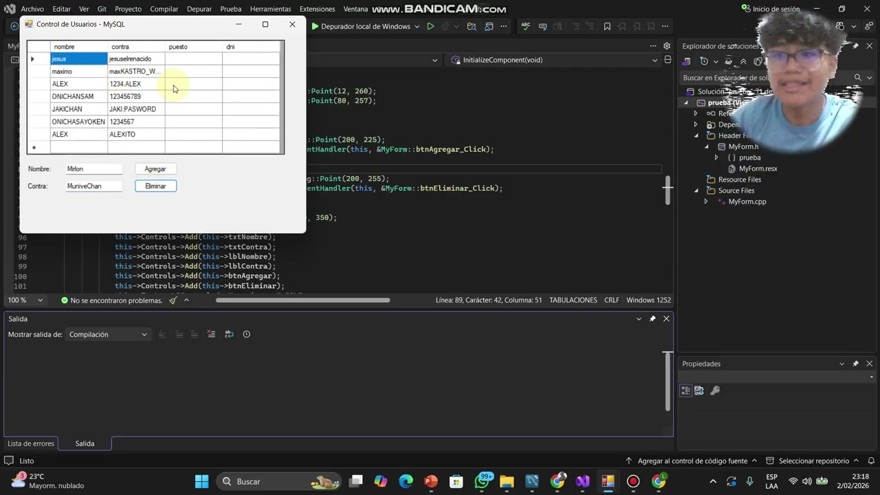 ACTUALIZAR y ELIMINAR DATOS DE DATOS MySQL