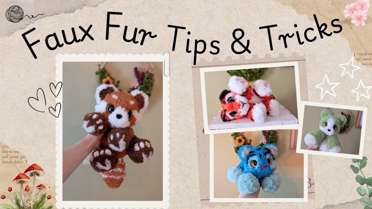 Top Tips for Working with Faux Fur | Crochet Tutorial with faux fur