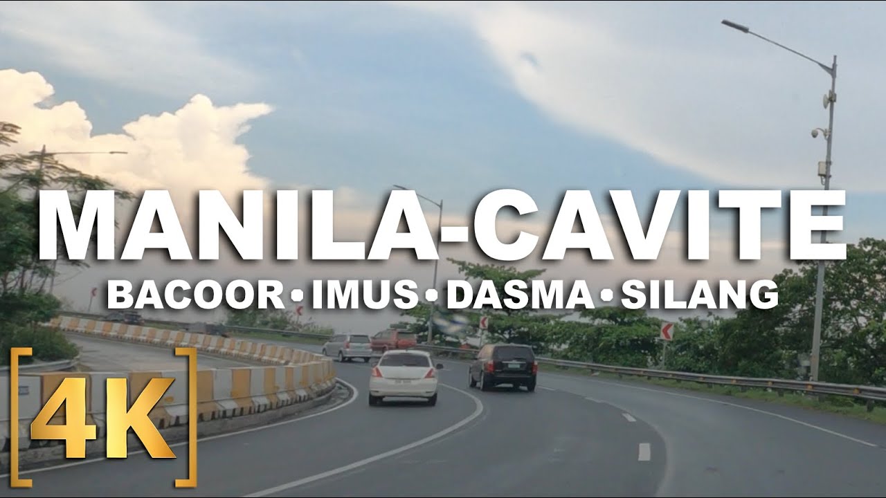 Manila to Cavite via NAIAX-Cavitex | Driving Tour at Bacoor, Imus, Dasma, Silang | 4K | Philippines