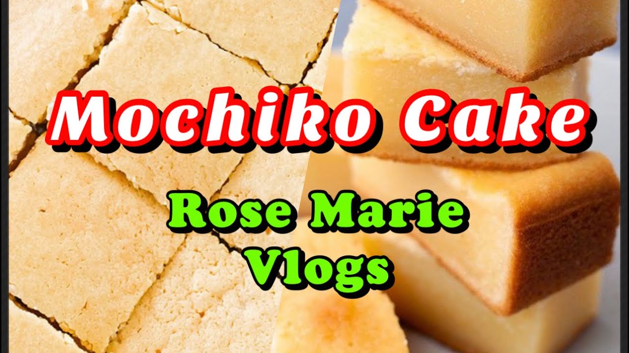 Mochi Cake ( Mochiko Sweet Rice Flour)