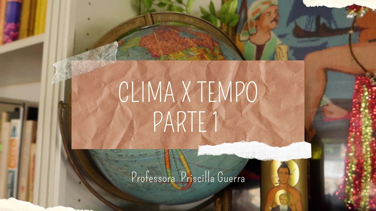 Clima x Tempo - Parte 1 - Professora Priscilla Guerra