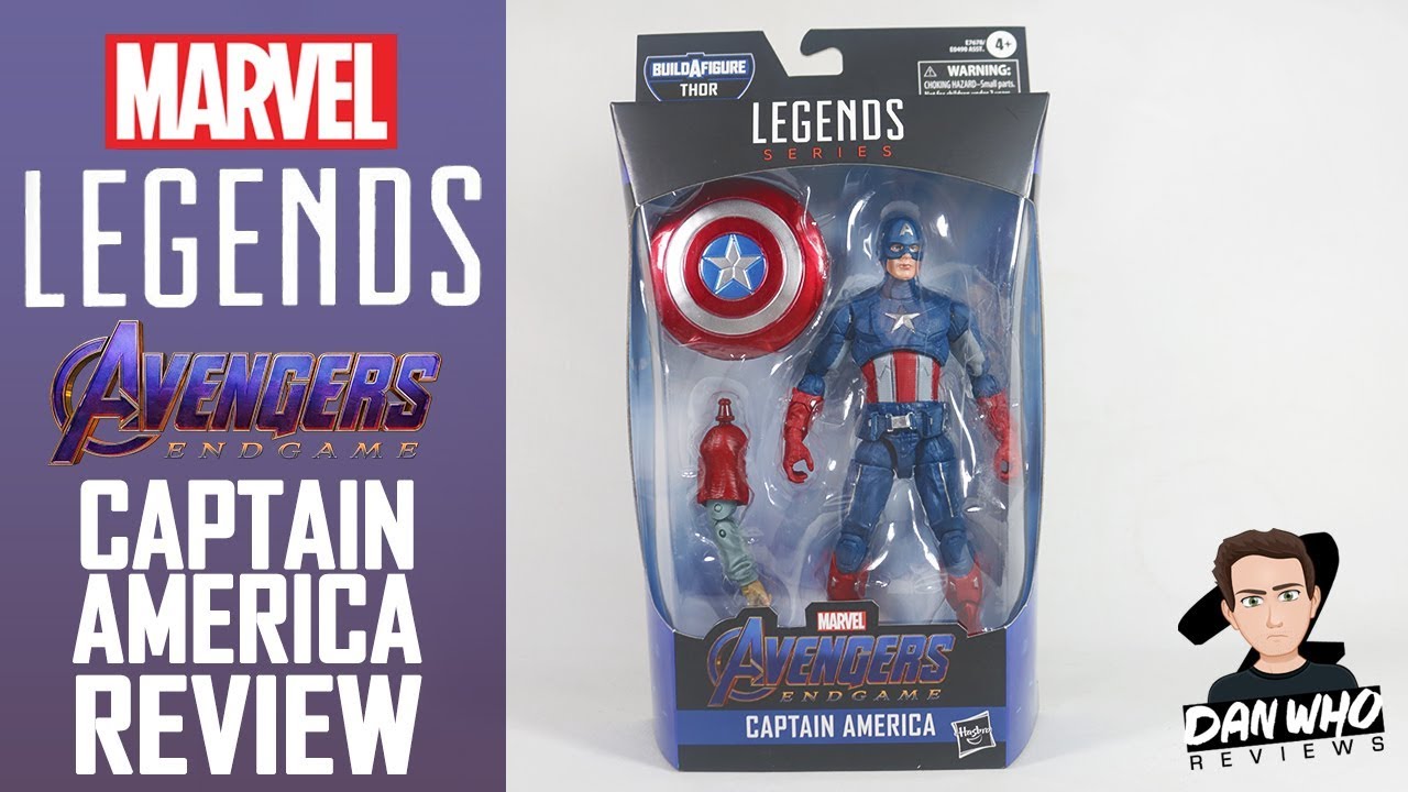 Marvel Legends Captain America Avengers End Game Thor BAF Wave Action Figure Review