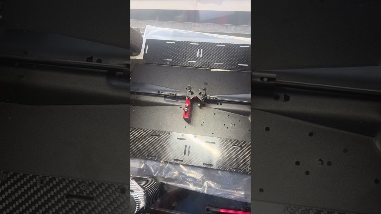 Arrma Limitless V2 with Perfect Pass Carbon Fiber side plates installed 