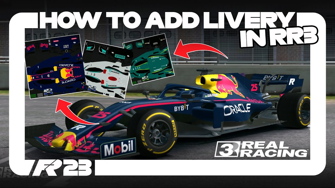 HOW TO ADD LIVERY IN REAL RACING 3 | Formula Real Racing
