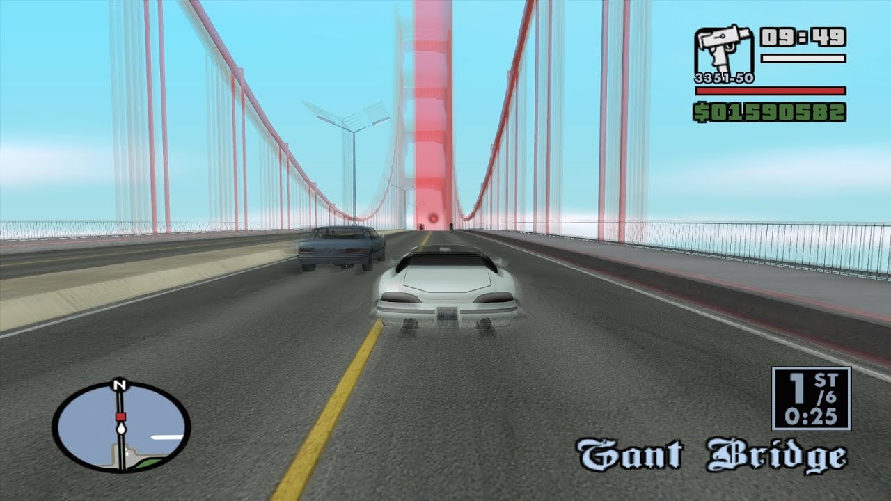 GTA San Andreas - SF to LV - Race Tournament