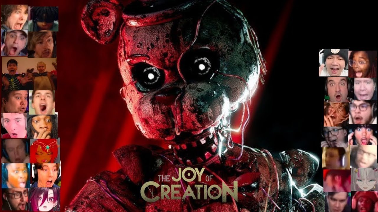Gamers Reaction to Jumpscare in The Joy of Creation Remake 