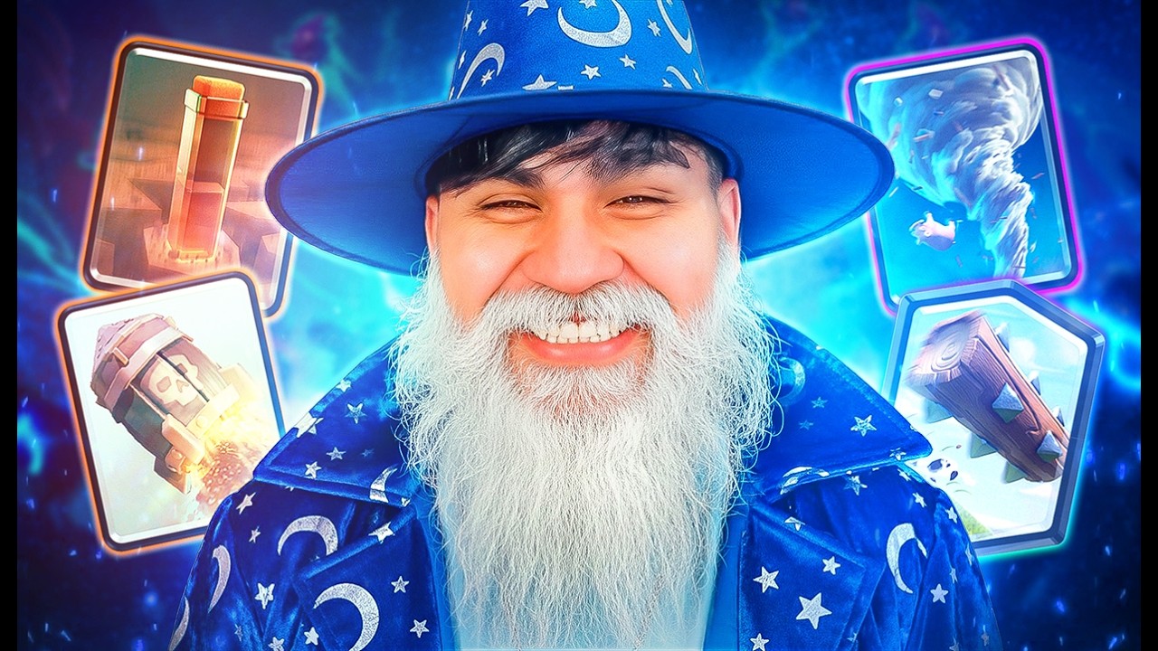 USEI APENAS FEITIÇOS PARA AMASSAR MEUS OPONENTES Na BUSCA DO TOP GLOBAL NO CLASH ROYALE💀