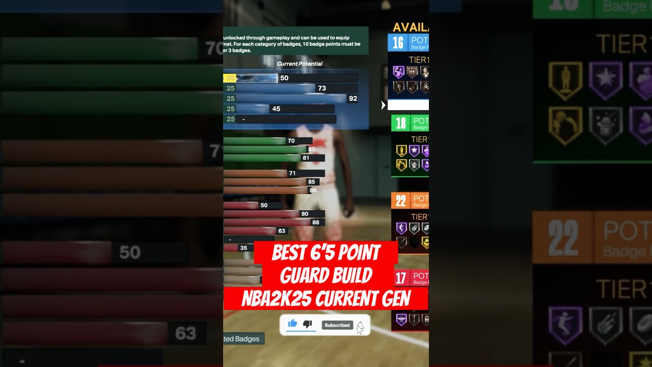 BEST 6&rsquo;5 POINT GUARD BUILD on NBA 2K25 CURRENT GEN