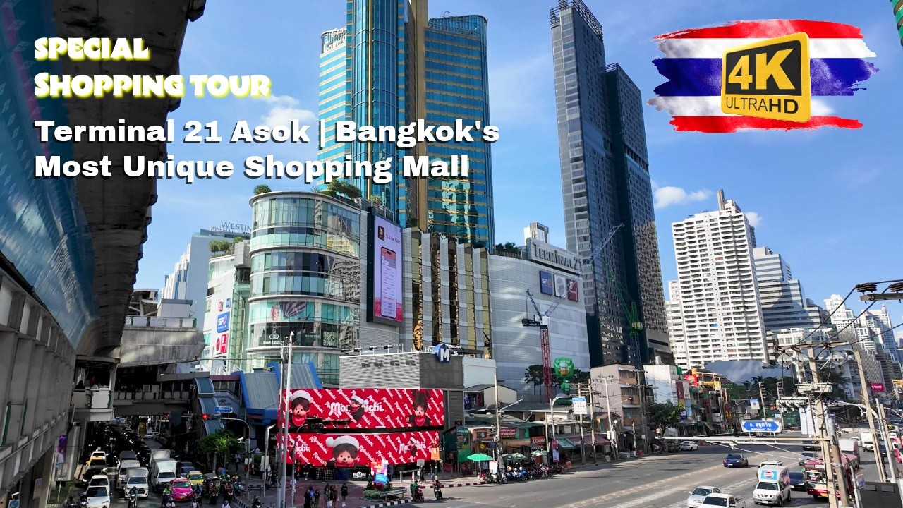 Terminal 21 Asok | Bangkok's Most Unique Shopping Mall | 4K Walking Tour
