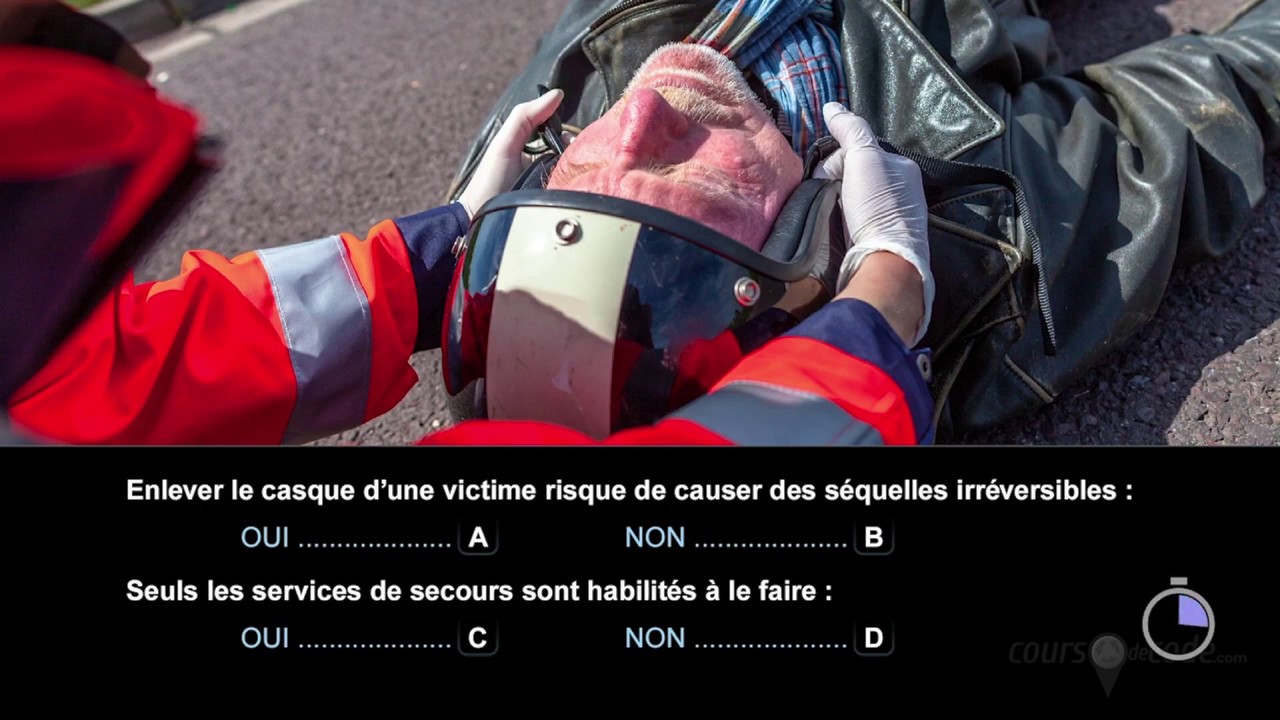 Épreuve de théorie motocycliste (ETM) - Code moto 2020 - Questions officielles