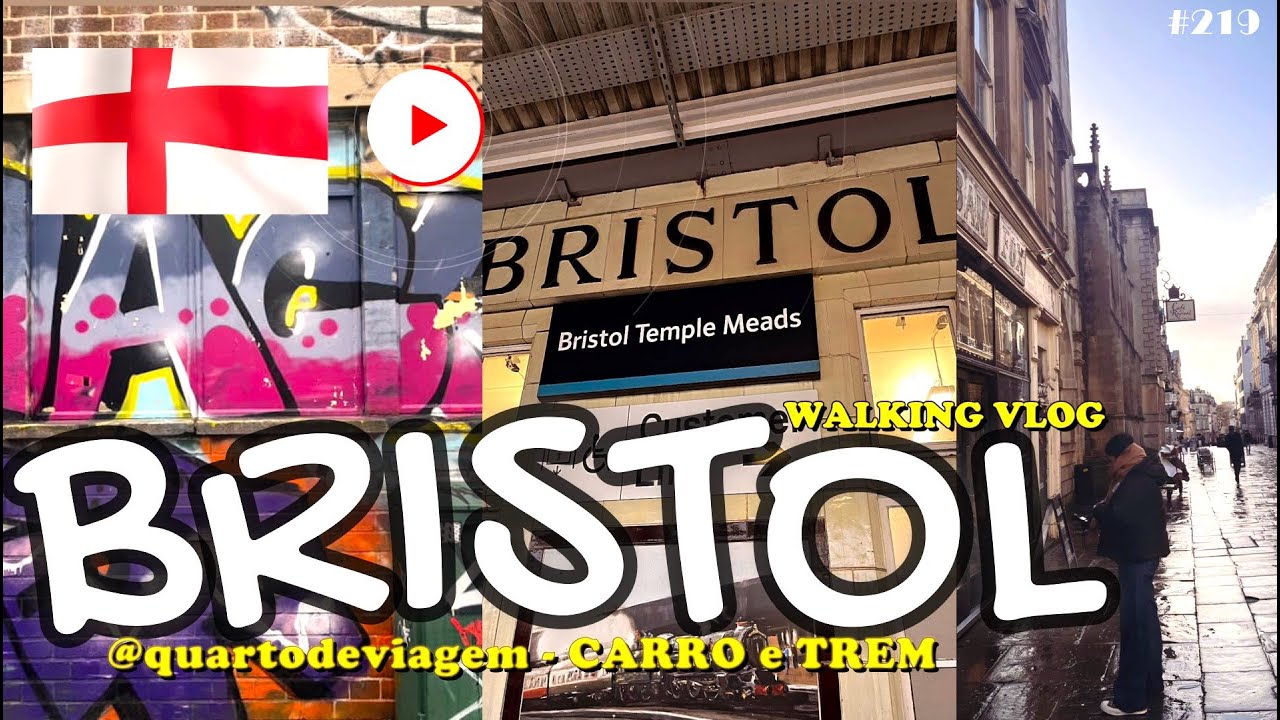 De trem de WORCESTER ATÉ BRISTOL United Kingdom 🇬🇧 | (4K) 219