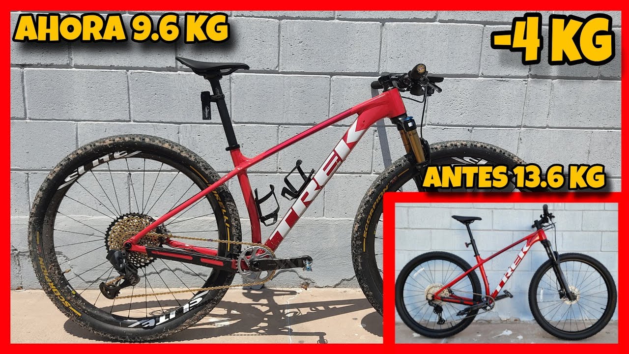 ALIGERANDO BICICLETA DE 13.6 KG A 9.6 KG | BICICLETA DE ALUMINIO SUPER LIGERA |
