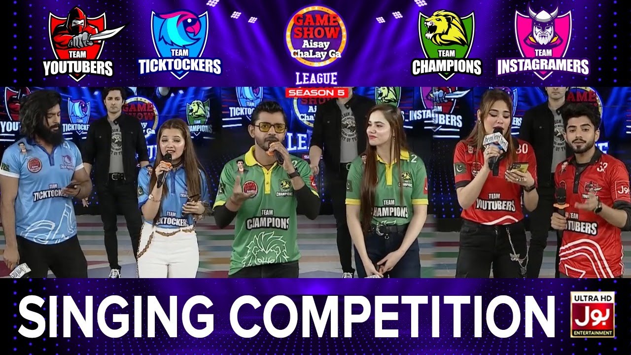 Singing Competition In Game Show Aisay Chalay Ga League Season 5 | Danish Taimoor Show | TikTok
