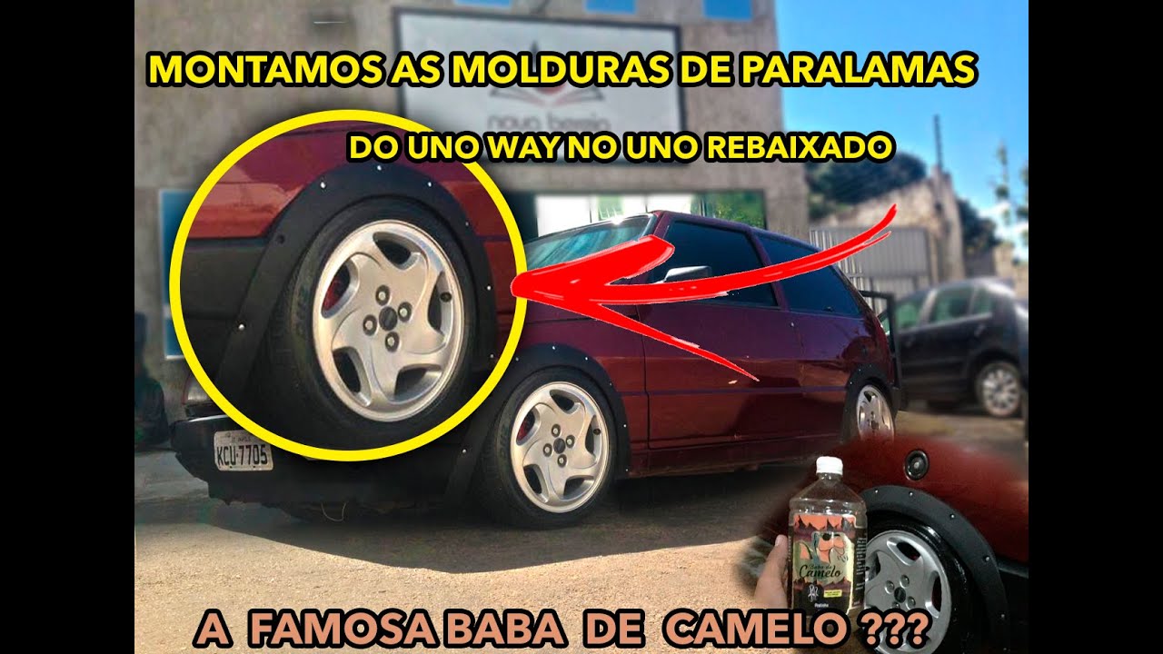 MONTEI AS MOLDURAS DO WAY NO UNO REBAIXADO? | BABA DE CAMELO?