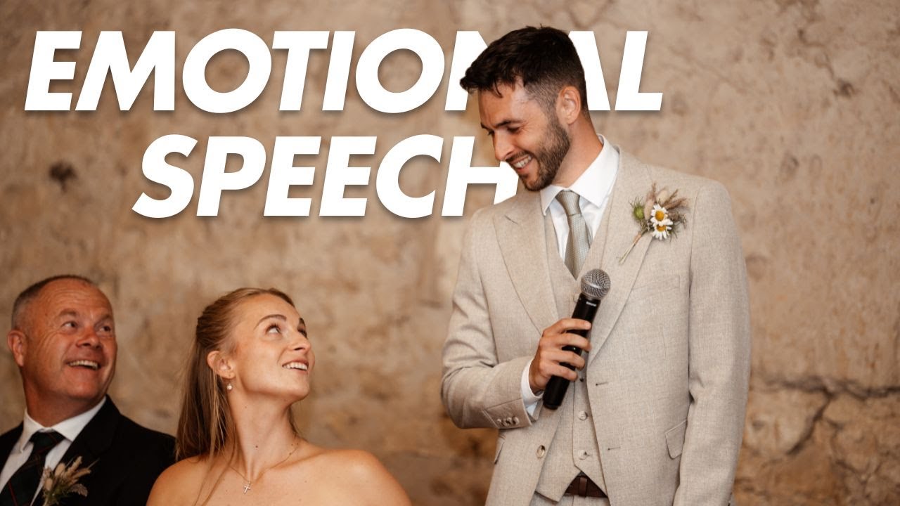 EMOTIONAL Wedding Speech | Groom's Speech That Had Everyone in Tears