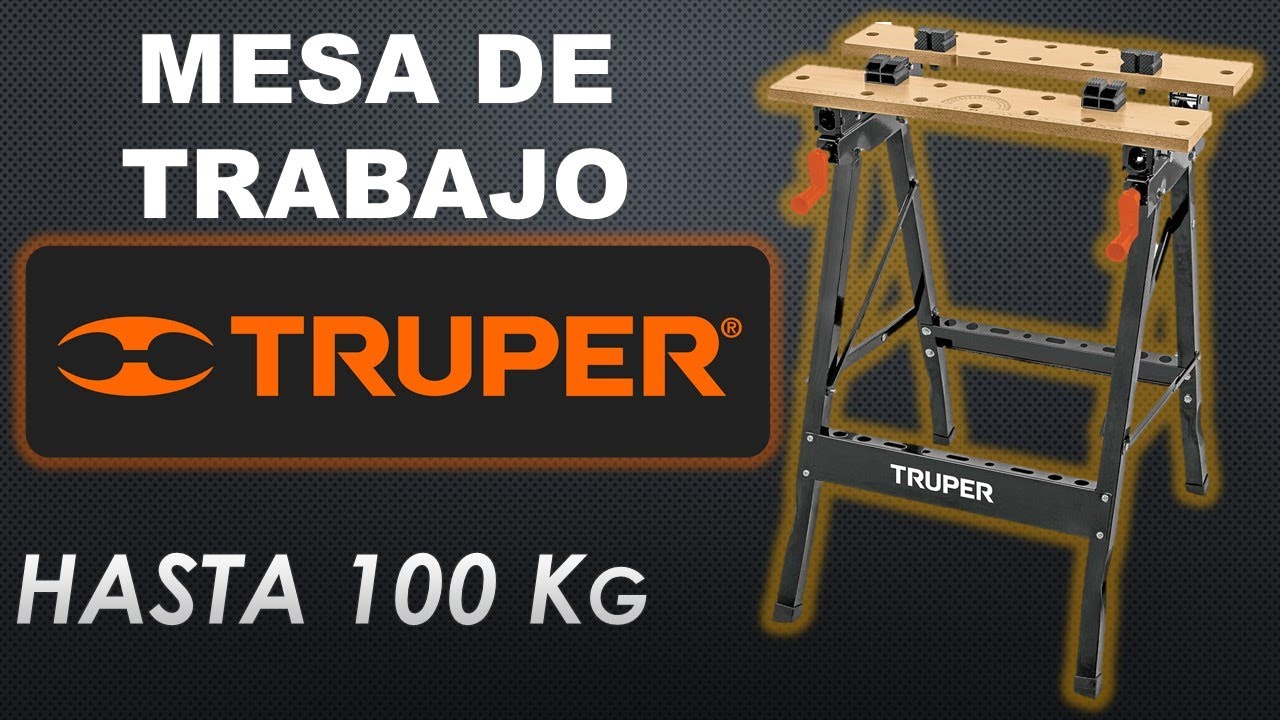 Banco de Trabajo TRUPER MT-100  ||  Capacidad de 100 Kg