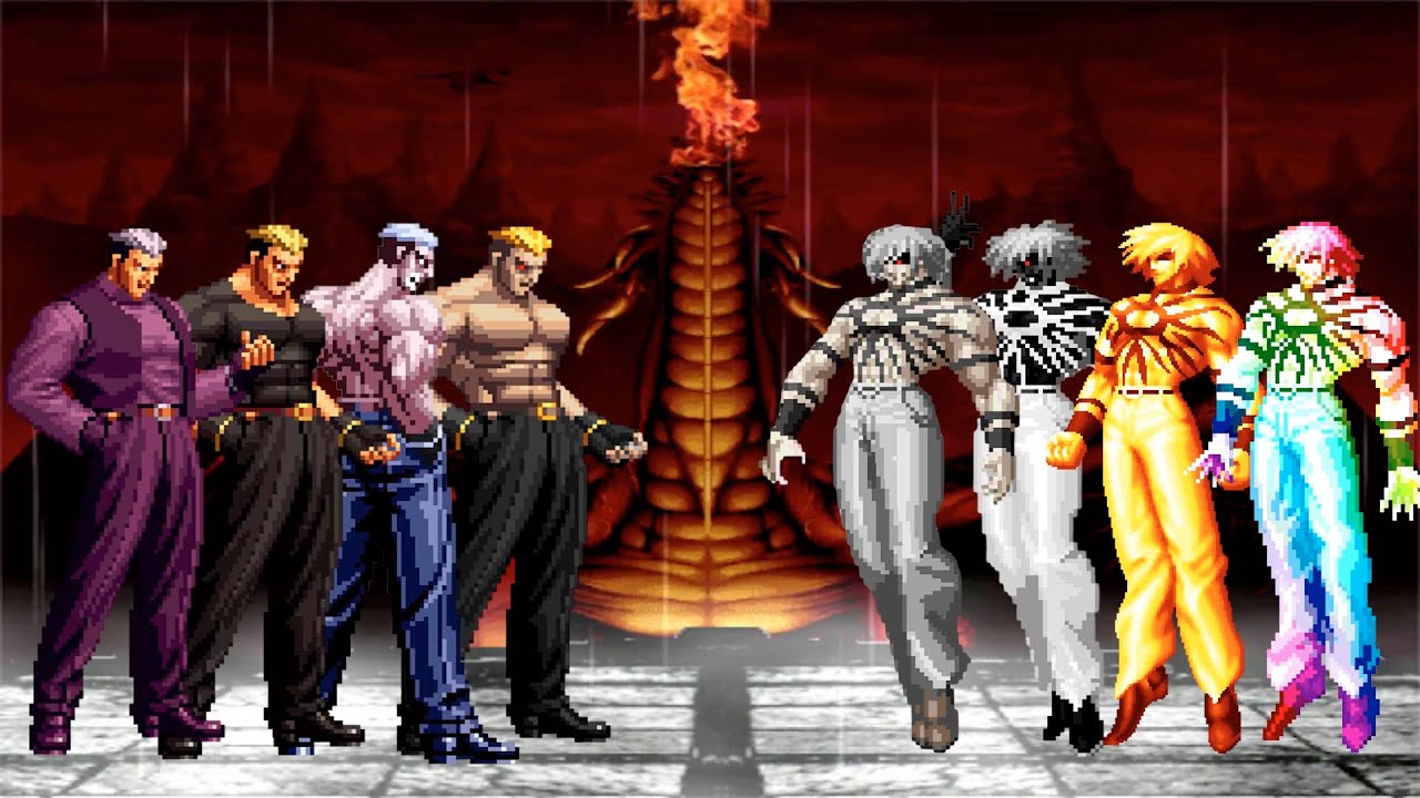 [KOF Mugen] YAMAZAKI TEAM VS OROCHI TEAM
