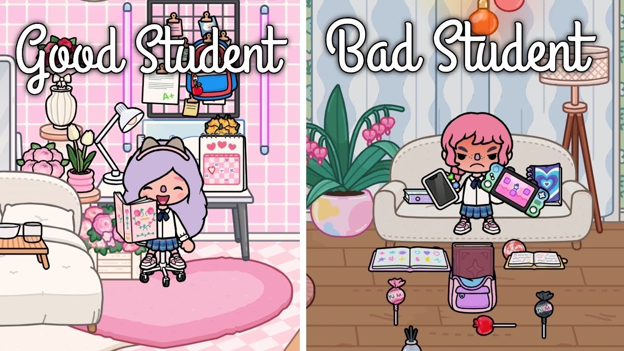 Good Student Vs Bad Student 🌙 Night Routine | Toca Boca Life Story New 